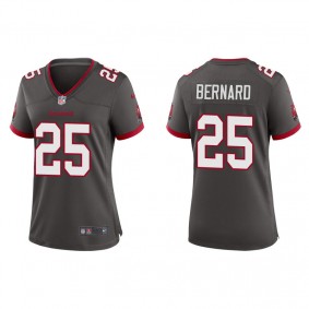 Women's Tampa Bay Buccaneers Giovani Bernard Pewter Alternate Game Jersey