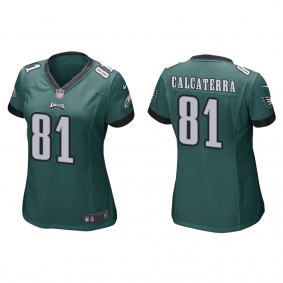 Women's Philadelphia Eagles Grant Calcaterra Green Game Jersey