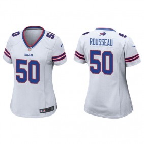 Women's Buffalo Bills Gregory Rousseau White Game Jersey