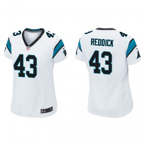 Women's Carolina Panthers Haason Reddick White Game Jersey