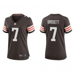 Women's Cleveland Browns Jacoby Brissett Brown Game Jersey
