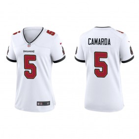 Women's Tampa Bay Buccaneers Jake Camarda White 2022 NFL Draft Game Jersey