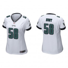 Women's Jalyx Hunt Philadelphia Eagles White Game Jersey