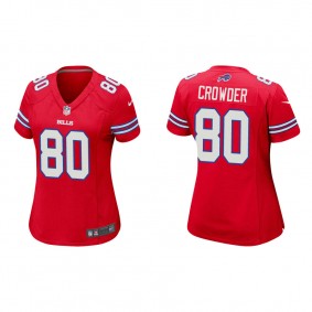 Women's Buffalo Bills Jamison Crowder Red Game Jersey