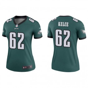 Women's Philadelphia Eagles Jason Kelce Green Legend Jersey