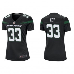 Women's Jaylen Key New York Jets Black Game Jersey