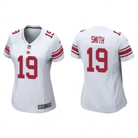 Women's Jeff Smith New York Giants White Game Jersey