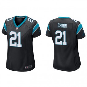 Women's Carolina Panthers Jeremy Chinn Black Game Jersey