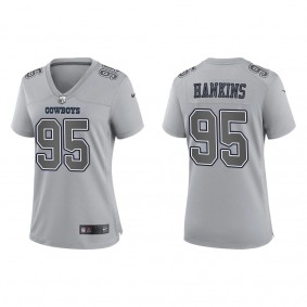 Women's Dallas Cowboys Johnathan Hankins Gray Atmosphere Fashion Game Jersey