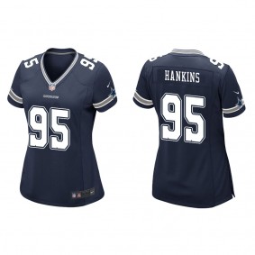 Women's Dallas Cowboys Johnathan Hankins Navy Game Jersey