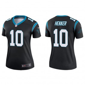 Women's Carolina Panthers Johnny Hekker Black Legend Jersey