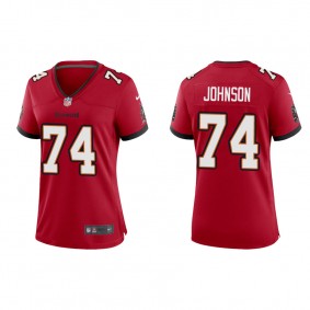 Women's Johnson Buccaneers Red Game Jersey