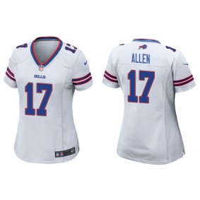 Women's Buffalo Bills Josh Allen White Game Jersey