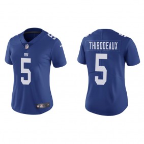 Women's New York Giants Kayvon Thibodeaux Royal 2022 NFL Draft Vapor Limited Jersey