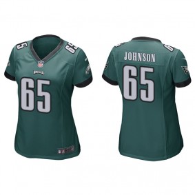 Women's Philadelphia Eagles Lane Johnson Green Game Jersey