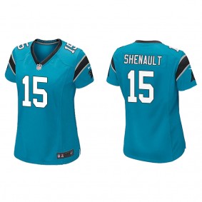 Women's Carolina Panthers Laviska Shenault Blue Game Jersey