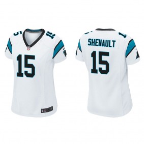 Women's Carolina Panthers Laviska Shenault White Game Jersey