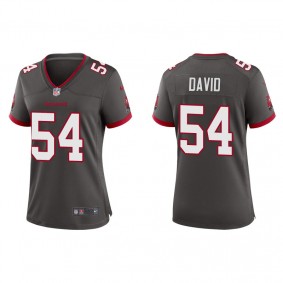 Women's Tampa Bay Buccaneers Lavonte David Pewter Alternate Game Jersey