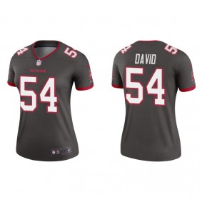 Women's Tampa Bay Buccaneers Lavonte David Pewter Legend Jersey