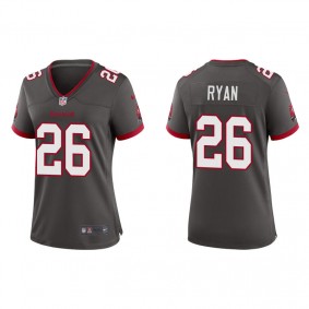 Women's Tampa Bay Buccaneers Logan Ryan Pewter Alternate Game Jersey