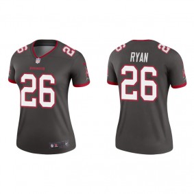 Women's Tampa Bay Buccaneers Logan Ryan Pewter Legend Jersey