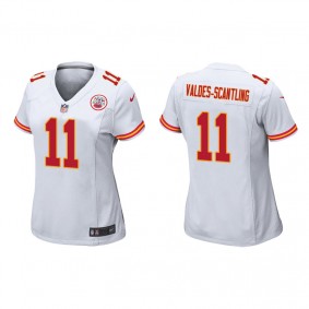 Women's Kansas City Chiefs Marquez Valdes-Scantling White Game Jersey