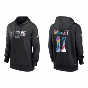 Women's Matt Barkley Buffalo Bills Black 2022 NFL Crucial Catch Therma Performance Pullover Hoodie