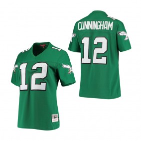 Women's Philadelphia Eagles Randall Cunningham Mitchell & Ness Kelly Green 1990 Legacy Replica Jersey