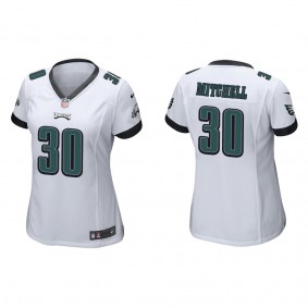 Women's Quinyon Mitchell Philadelphia Eagles White Game Jersey