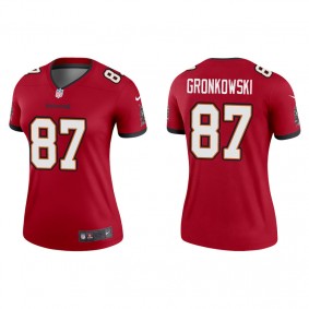 Women's Tampa Bay Buccaneers Rob Gronkowski Red Legend Jersey