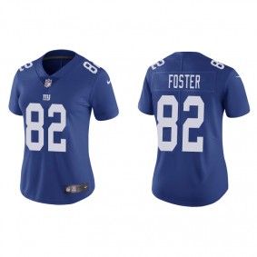 Women's New York Giants Robert Foster Royal Vapor Limited Jersey