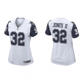 Women's Ronald Jones II Dallas Cowboys White Alternate Game Jersey