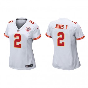 Women's Kansas City Chiefs Ronald Jones II White Game Jersey