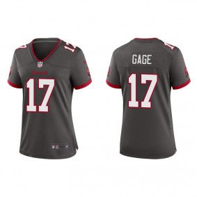 Women's Tampa Bay Buccaneers Russell Gage Pewter Alternate Game Jersey