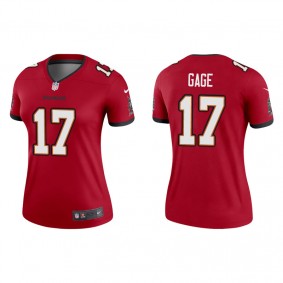 Women's Tampa Bay Buccaneers Russell Gage Red Legend Jersey