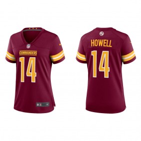 Women's Washington Commanders Sam Howell Burgundy 2022 NFL Draft Game Jersey