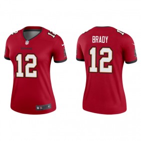 Women's Tampa Bay Buccaneers Tom Brady Red Legend Jersey