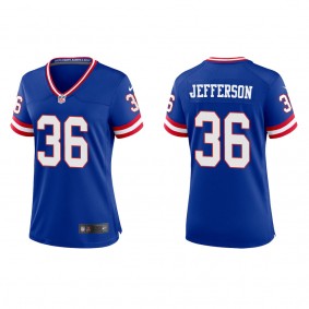 Women's New York Giants Tony Jefferson Royal Classic Game Jersey