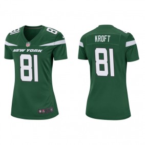 Women's New York Jets Tyler Kroft Green Game Jersey