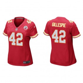 Women's Kansas City Chiefs Tyree Gillespie Red Game Jersey