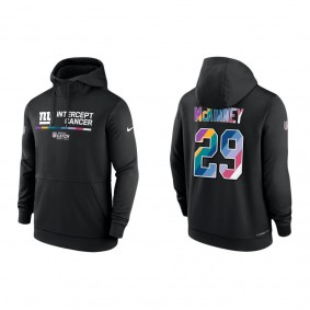 Xavier McKinney New York Giants 2022 Crucial Catch Therma Performance Pullover Hoodie