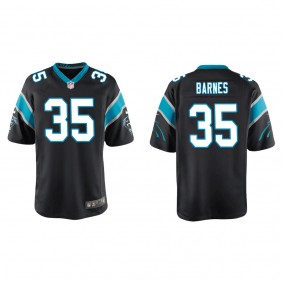 Youth Carolina Panthers Kalon Barnes Black Game Jersey