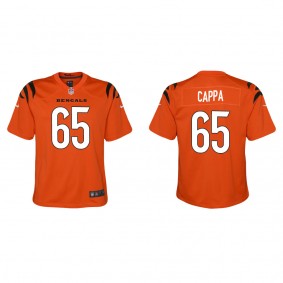 Youth Cincinnati Bengals Alex Cappa Orange Game Jersey