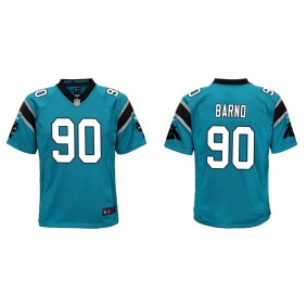 Youth Carolina Panthers Amare Barno Blue Game Jersey