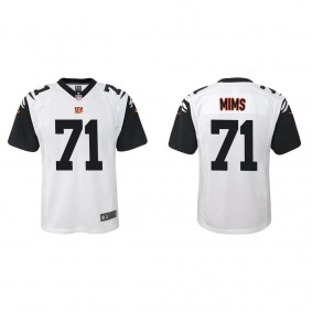 Youth Amarius Mims Cincinnati Bengals White Alternate Game Jersey