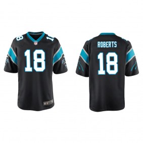 Youth Carolina Panthers Andre Roberts Black Game Jersey