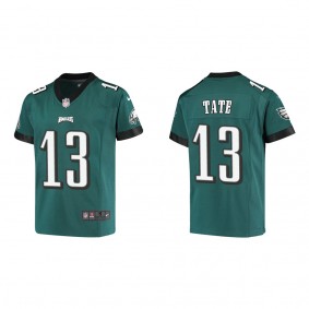 Youth Philadelphia Eagles Auden Tate Midnight Green Game Jersey