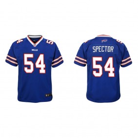 Youth Buffalo Bills Baylon Spector Royal Game Jersey