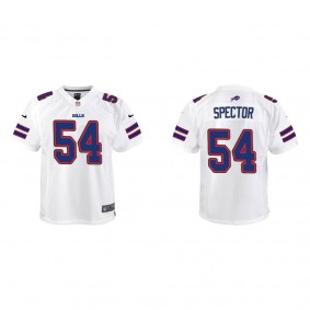 Youth Buffalo Bills Baylon Spector White Game Jersey