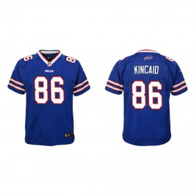 Youth Buffalo Bills Dalton Kincaid Royal 2023 NFL Draft Game Jersey